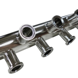 Angled Tri-Clamp Ported Manifold Angled Tri-Clamp Ported Manifold