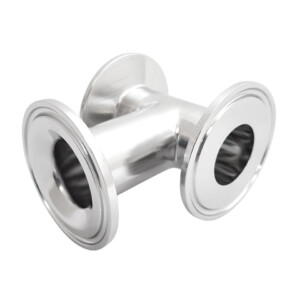 1" Tri-Clamp x 1.5" Tri-Clamp Tee 1" Tri-Clamp x 1.5" Tri-Clamp Tee