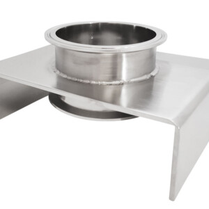 4" Tri-Clamp x Bracket Tank Mount 4" Tri-Clamp x Bracket Tank Mount